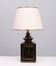 Superb square Ceramic Table lamp 1970s France