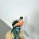 Porcelain statue cockatoo vintage