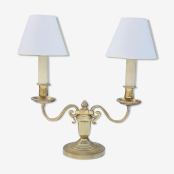 Old brass girandole lamp 2 lights