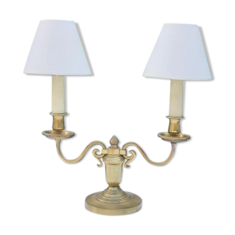 Old brass girandole lamp 2 lights