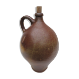 ancient water jug in vitrified sandstone, bulging avc handle