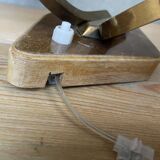 Mid Century Modern double opaline glass wall sconce