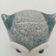 Vintage Scandinavian Glass Owl Statuette Denmark Sulphur 70s 80s