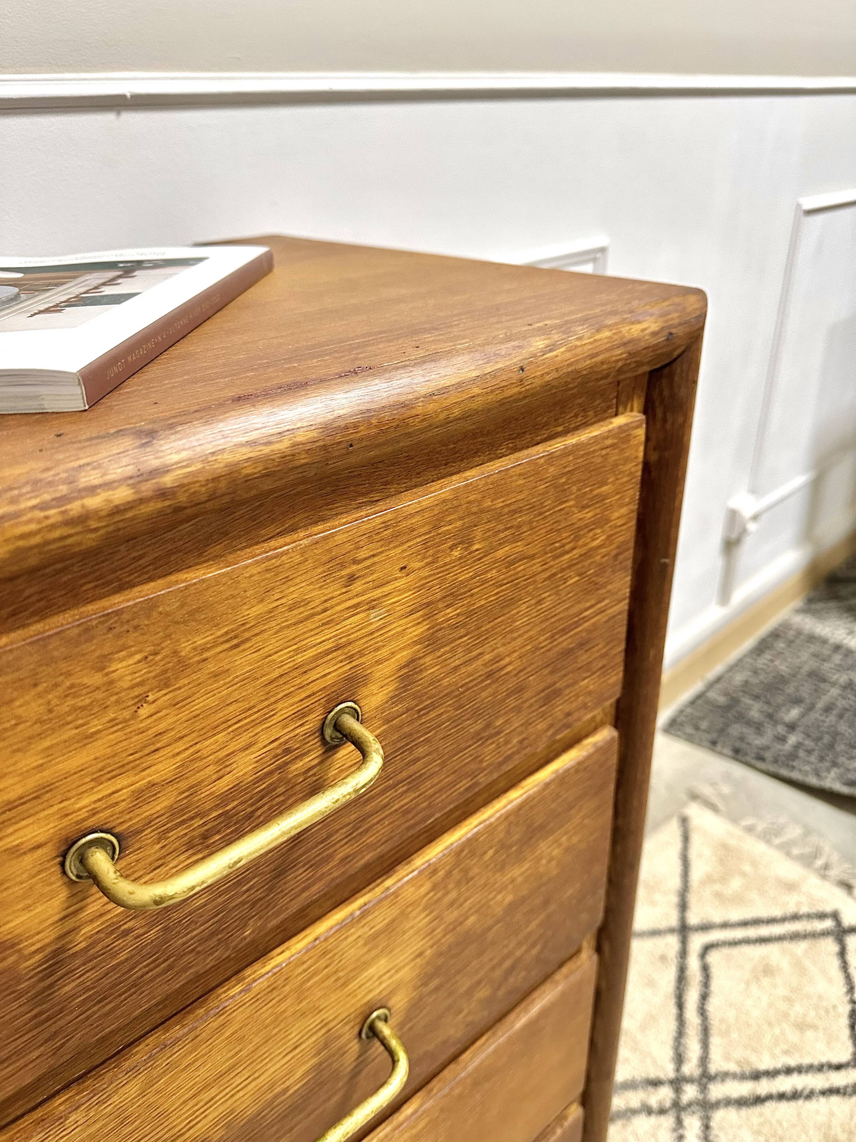 Vintage chiffonnier feet compass