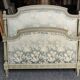Bed patina style Louis xv, 140x190 cm, year 30