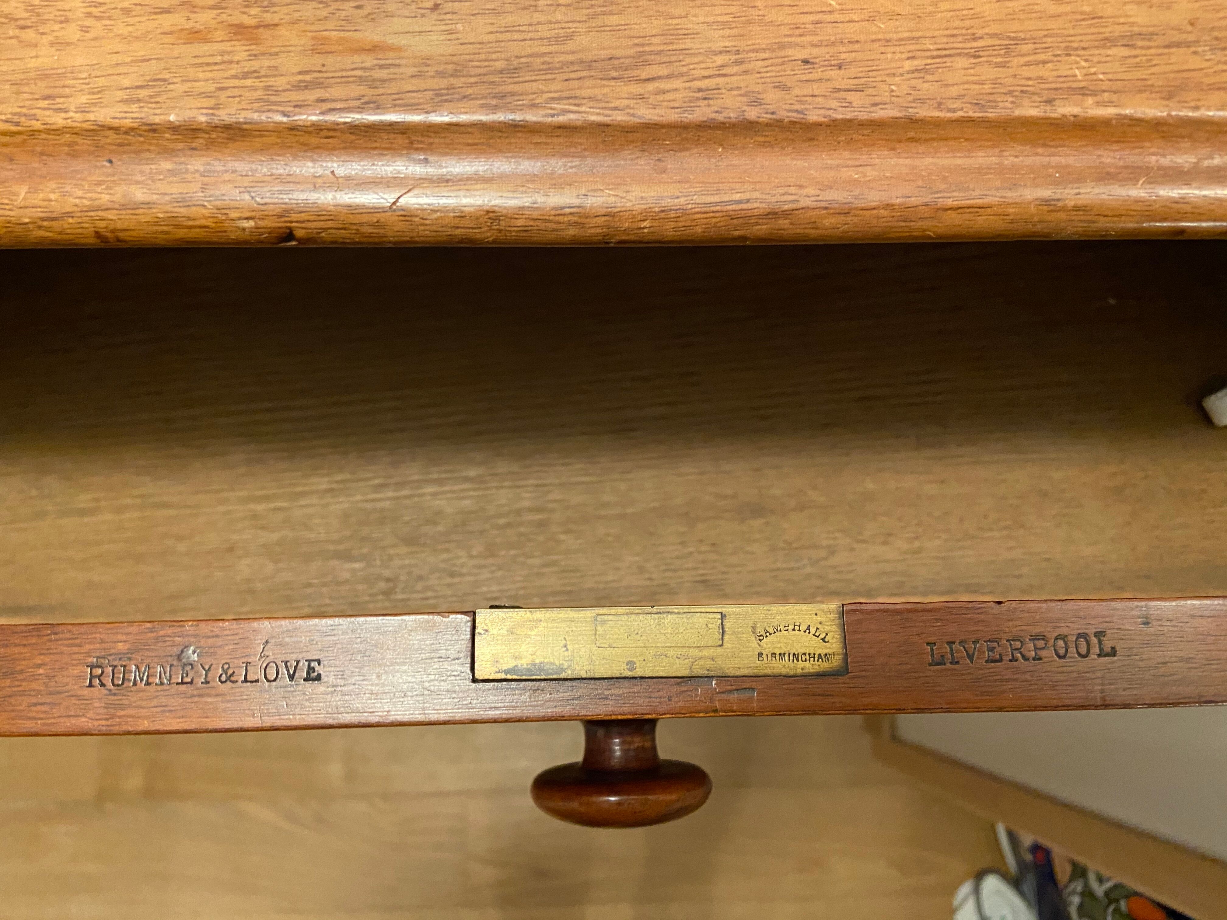 English walnut dresser at the end of 19th, Birmingham Liverpool