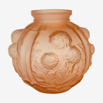 Vase Art Déco en pate de verre Pierre de Cagny