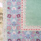 Moroccan rug 123x185cm handmade wool on cotton