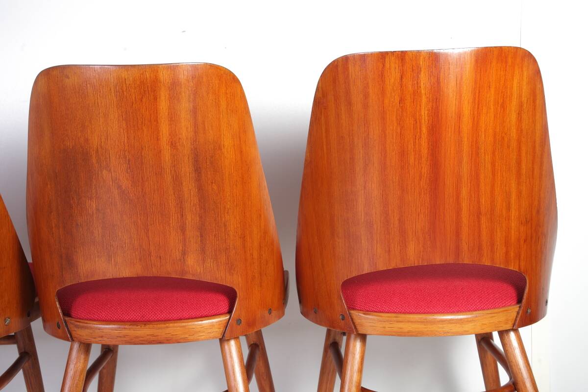 Dining Chairs by Oswald Heardtl for TON, set of 4