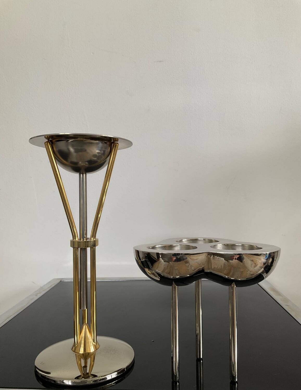 Pair of brass candlesticks from the 70s-80s