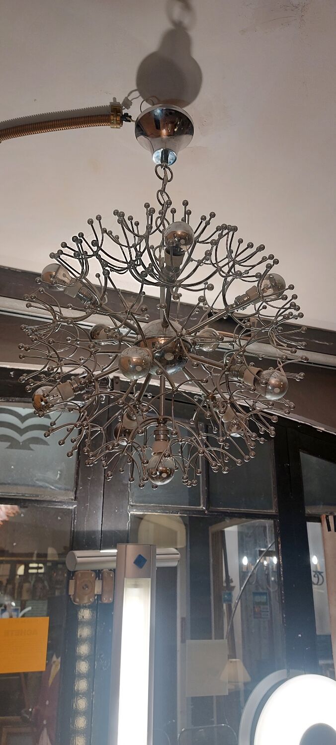 Lustre spoutnik, années 70