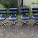 4 sièges de coiffeur style Space Age, années 70