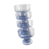 Set of 12 glass cups