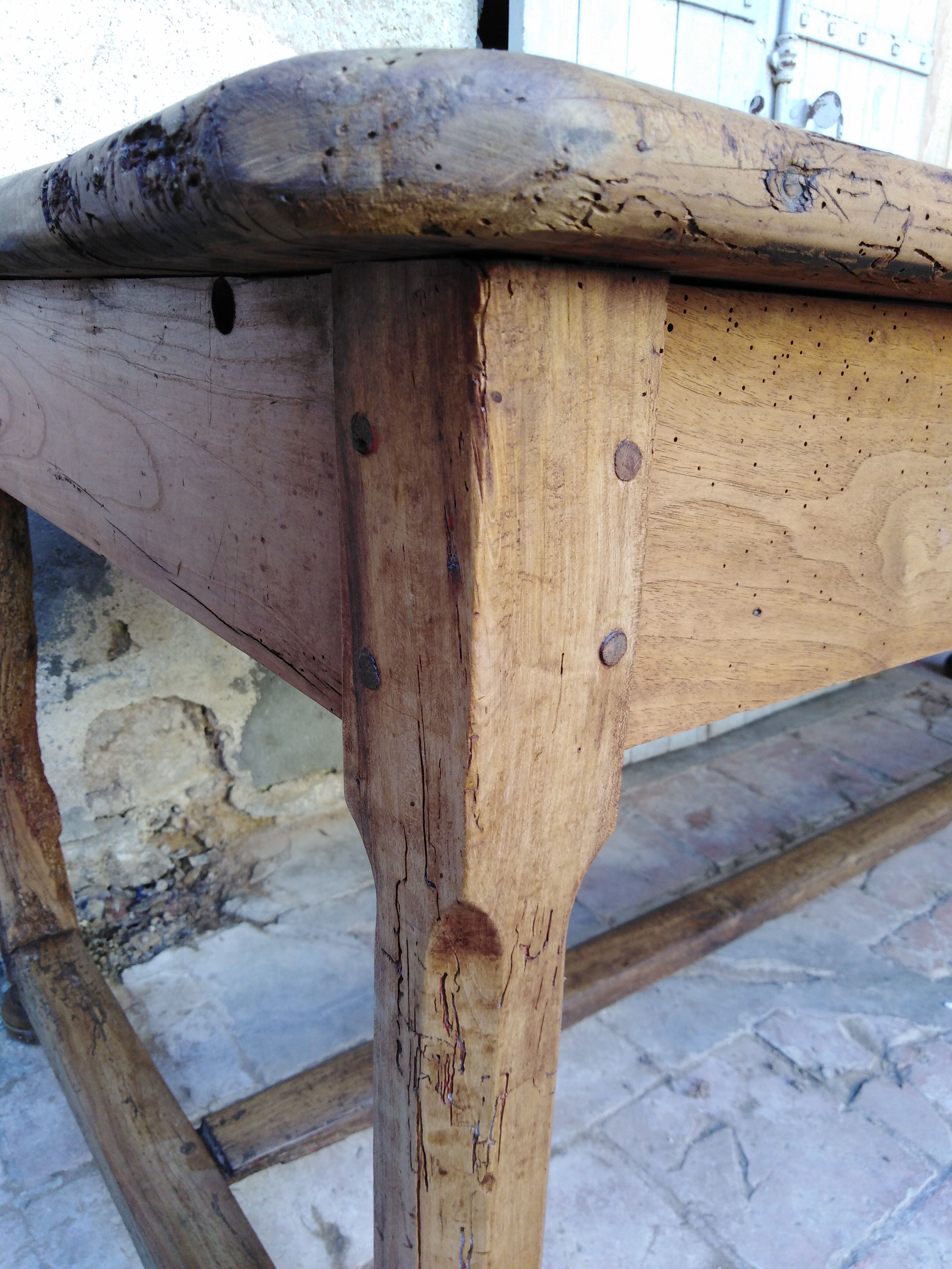 Cherry farmhouse table
