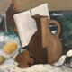 Original Swedish Oil on Canvas – “Still Life” by Inge Camill – Signed – Vintage & Framed – 57 × 34 cm (22.4" × 13.4")