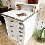 Former small white patina trading post