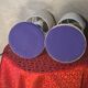 pair of taupe ceramic bedside lamps with linen lampshade 37x15