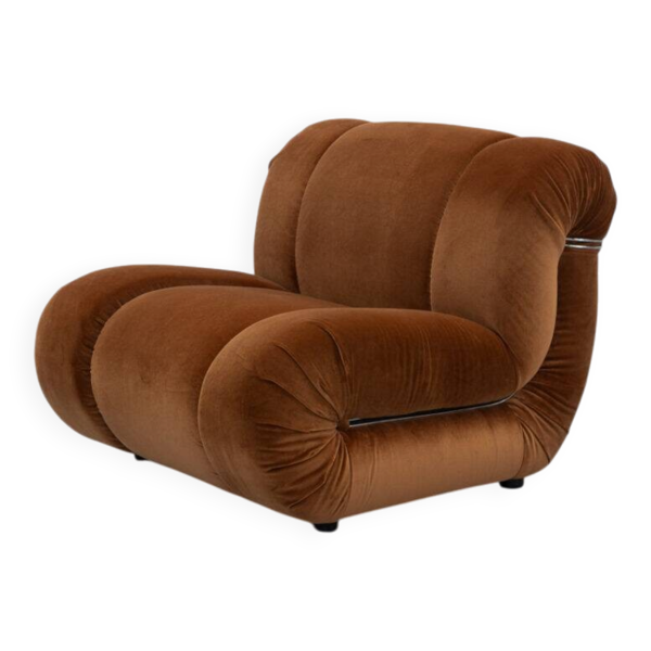 Fauteuil Velasquez italien par Mimo Padova années 1970