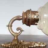 Golden wall lamp
