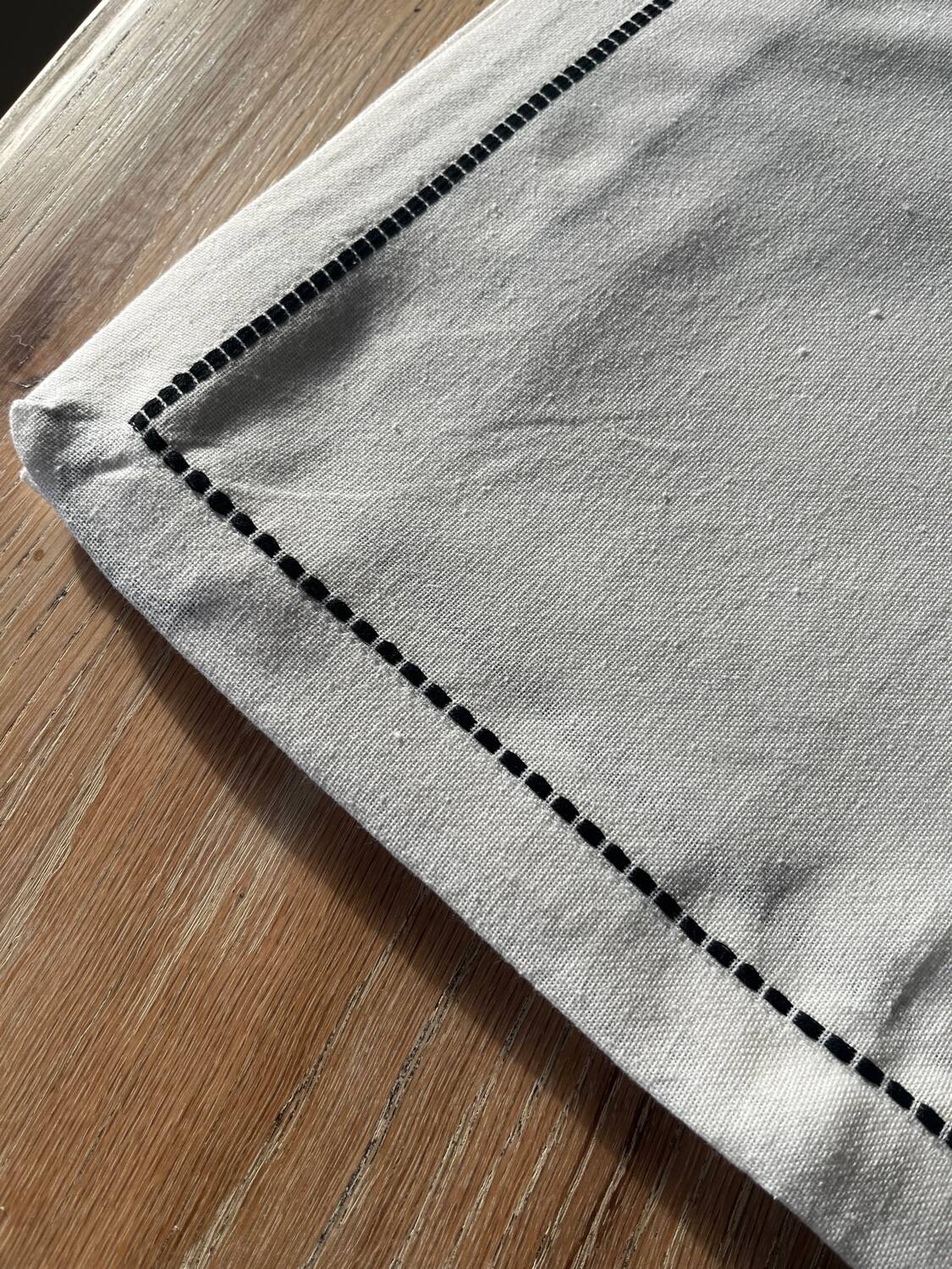 Embroidered cotton tablecloth