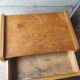 Side bedside bedside table feet compass 1 vintage drawer