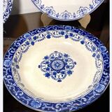 4 old Moustiers plates