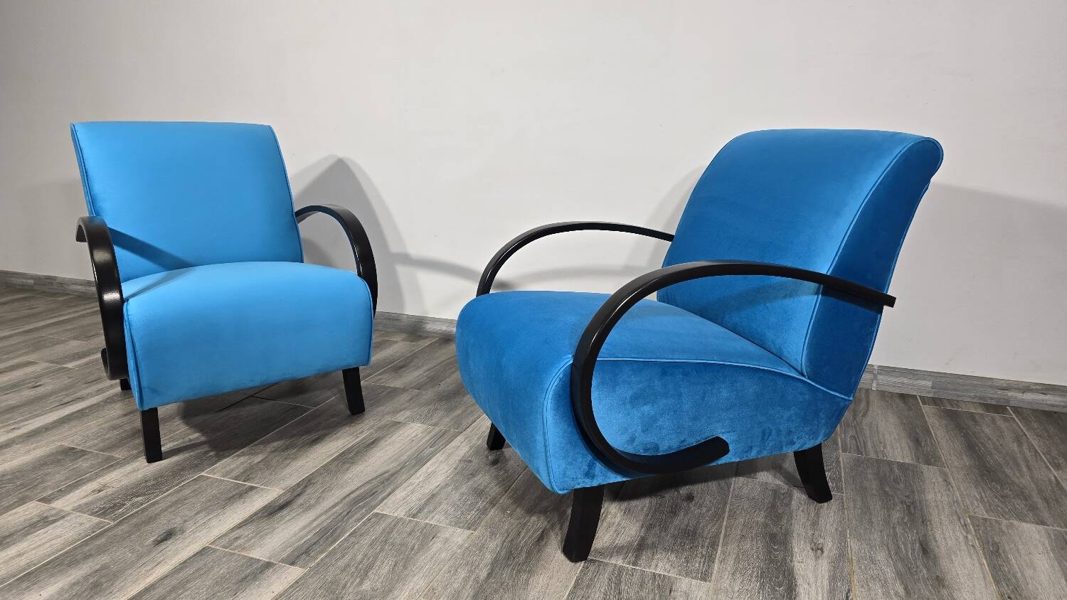 Set of Lounge Chairs by Jindrich Halabala, 1940s