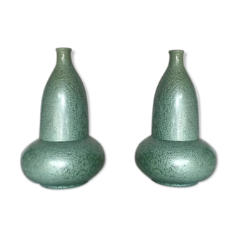 Cracked vases etna of Sarreguemines