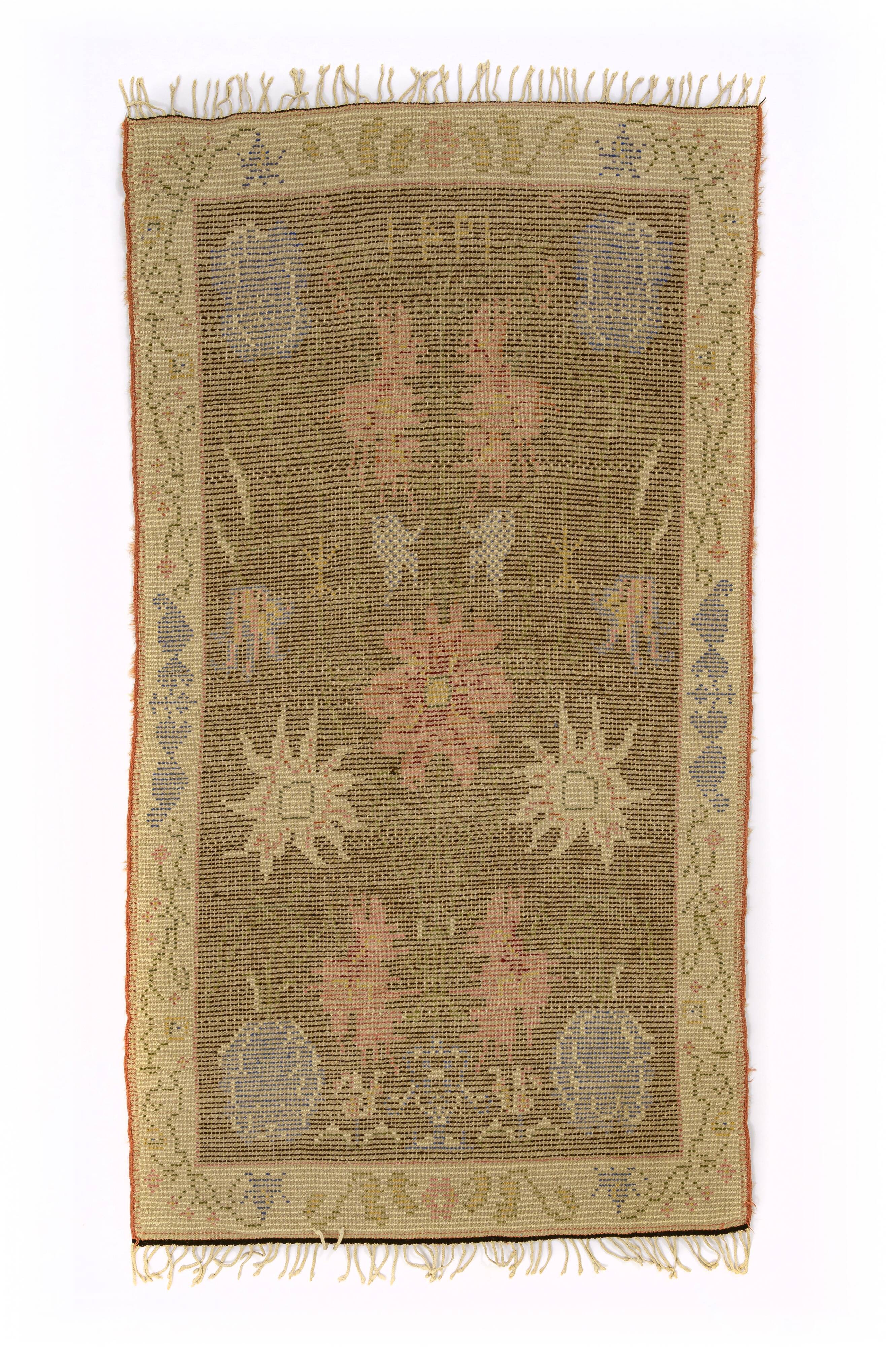 Scandinavian Jugendstil rya rug