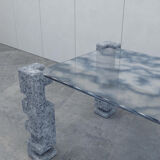 Tinted glass table