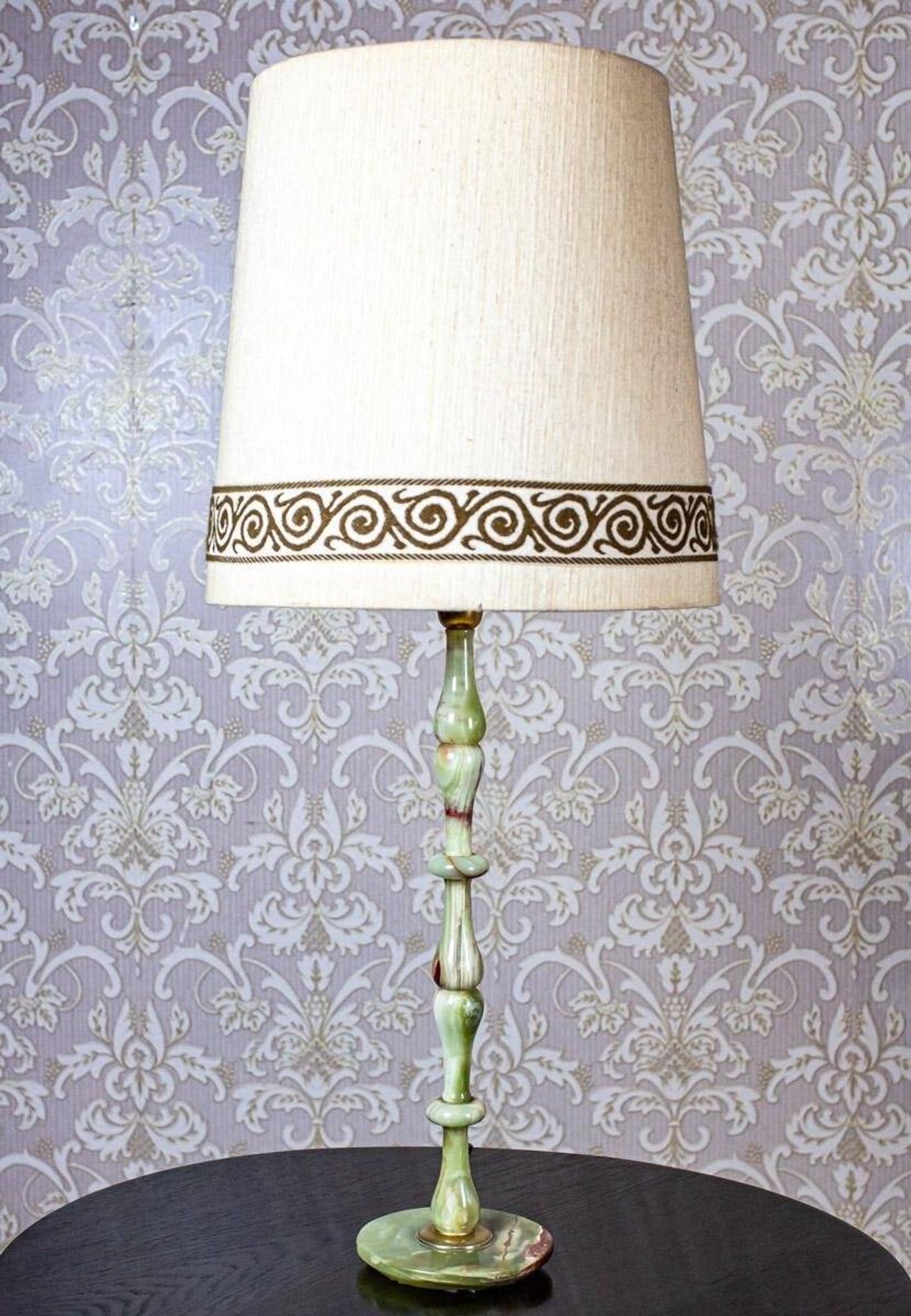 Onyx Table Lamp, 1950s