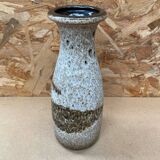 Ancien Vase scheurich keramik Céramique Beige Brun