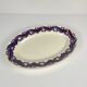 Antique oval plate "Babylon", Badonviller, 1900