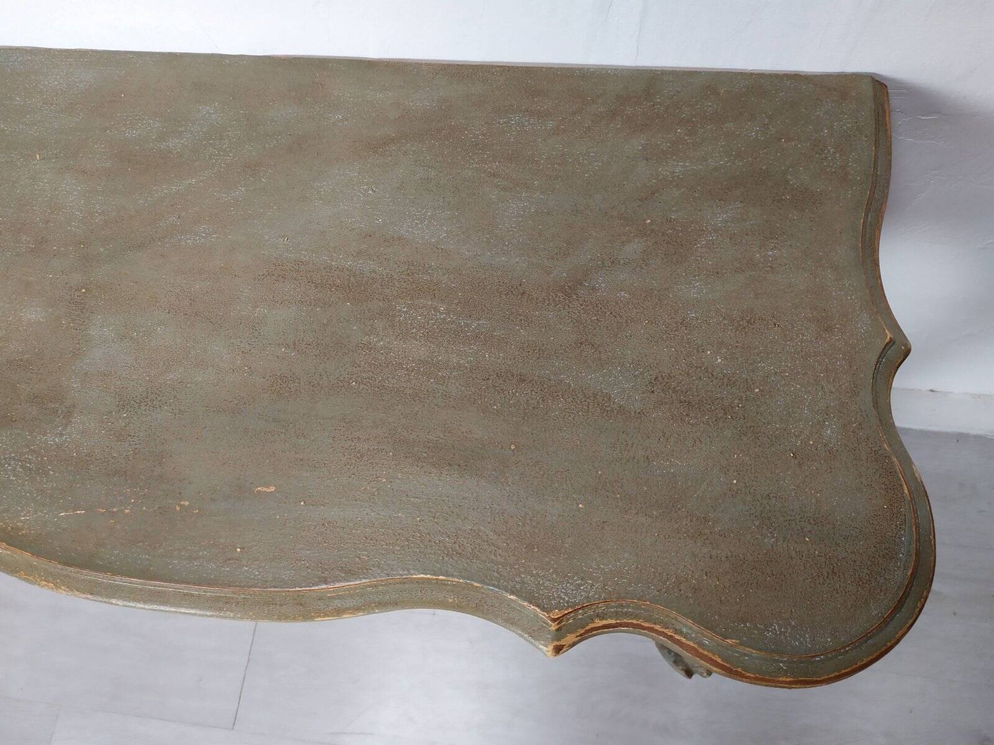 Louis XV style patinated console table