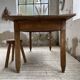 1950s oak butcher's farm table