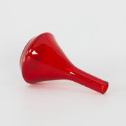 Red Vase Industrial Series by A.D. Copier for Leerdam Glass Factory, 1960s – Middle Size – Middle Size