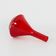 Red Vase Industrial Series by A.D. Copier for Leerdam Glass Factory, 1960s – Middle Size – Middle Size