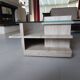 Travertine coffee table
