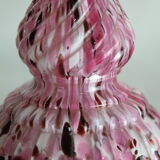 Vase, Soliflore glass of Clichy Legras Rose early twentieth century
