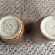 Series of 4 Digoin sandstone cups