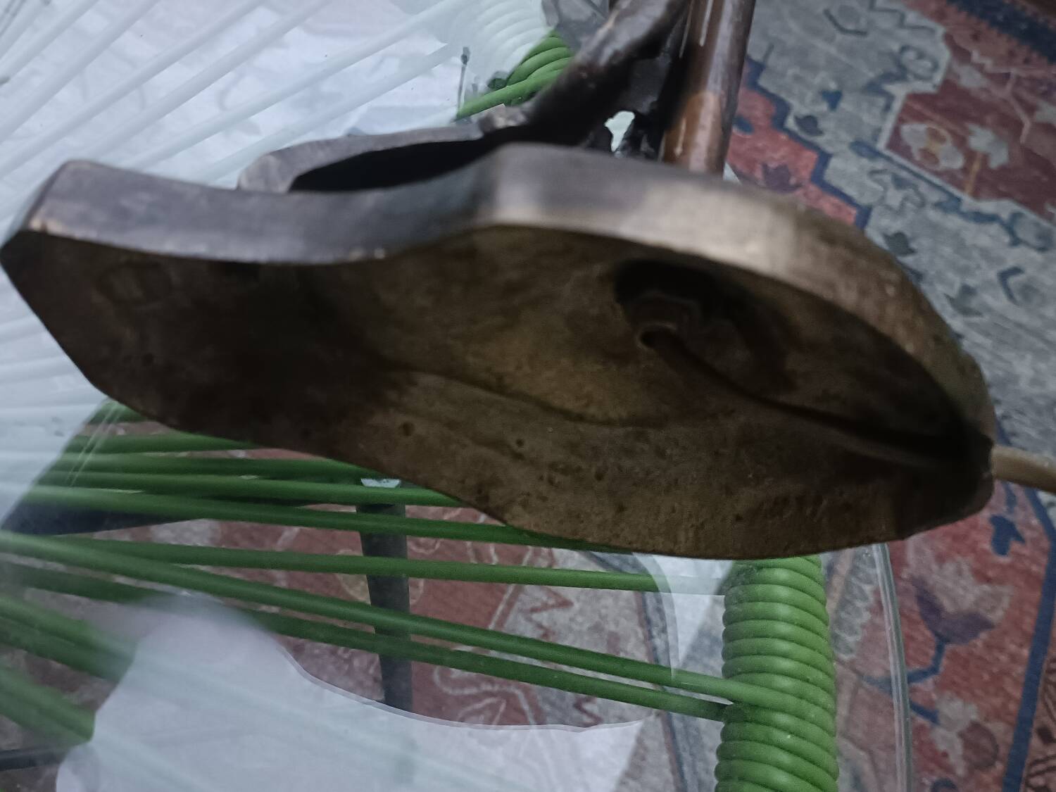 Art Deco gooseneck lamp