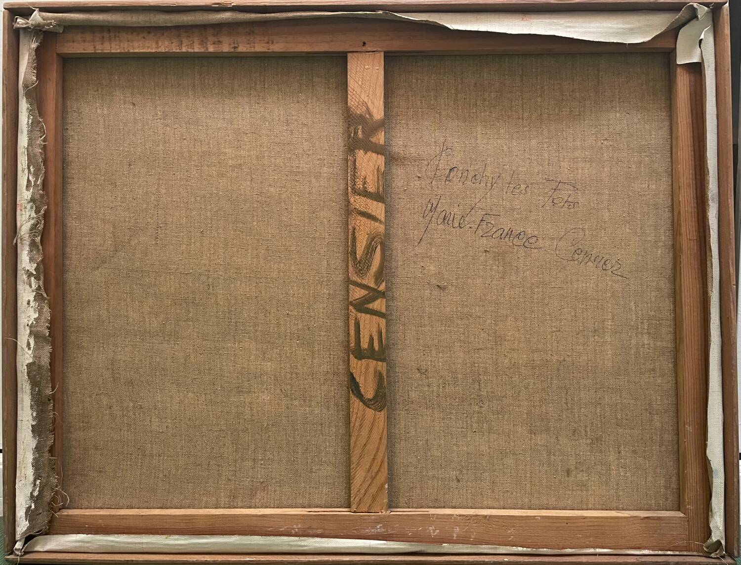 Abstract composition 20th century signed Censier