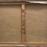 Abstract composition 20th century signed Censier