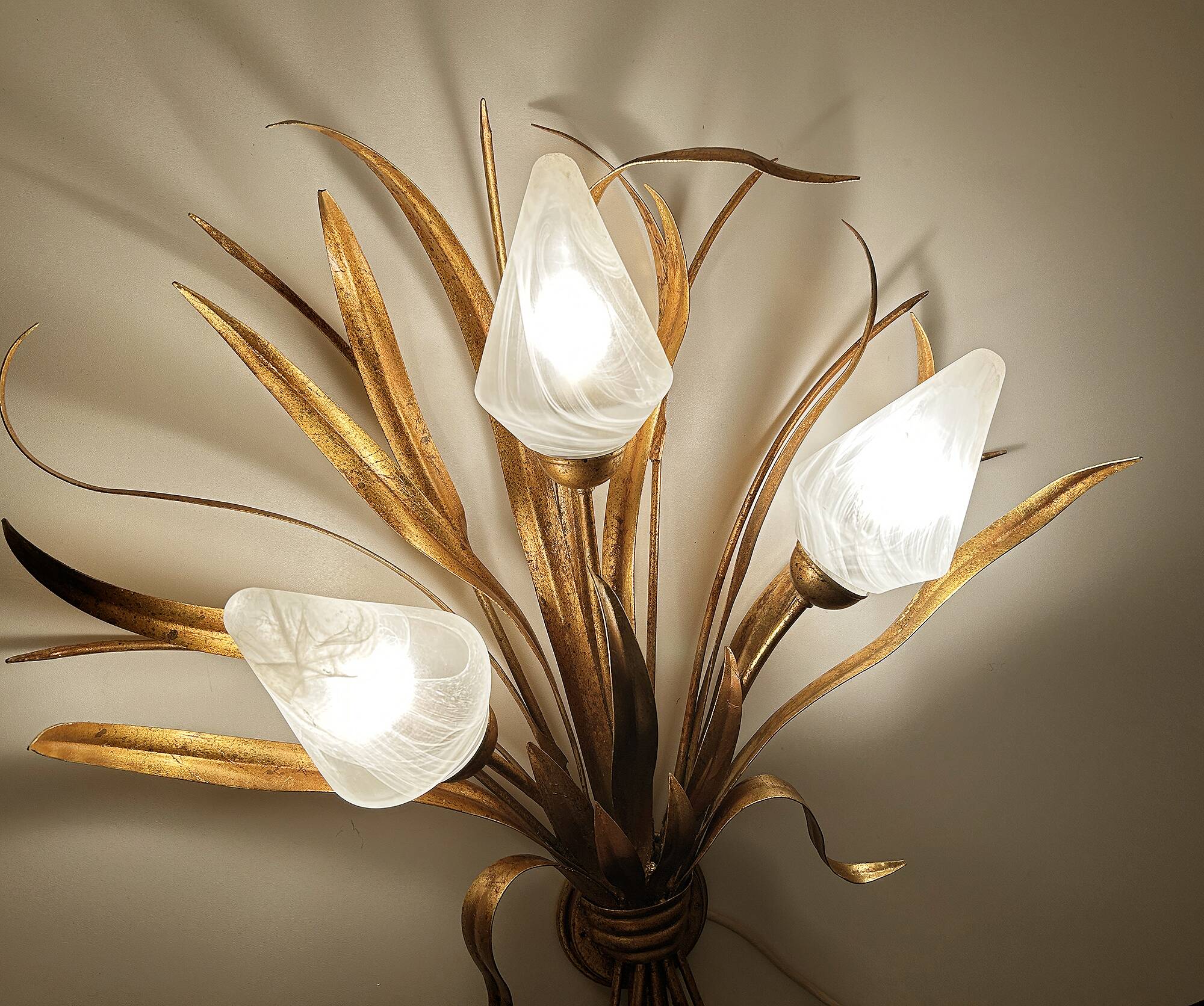 Large Vintage Wall Lamp