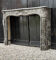 Louis XV fireplace in grey Saint-Anne marble, 18th century