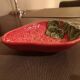 Slip cup - strawberry shape - Portuguese work - 1980s