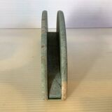 Green veined marble mail holder