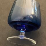 6 verres à pied en cristallin pour digestif ou cognac