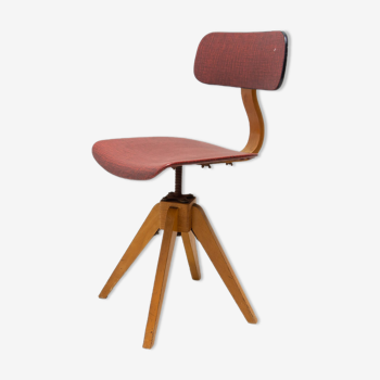 Mid century industrial swivel chair, Czechoslovakia 1960´s