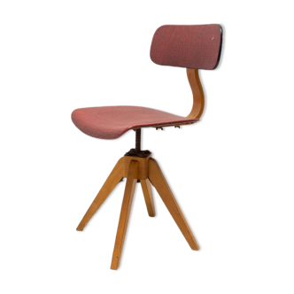 Mid century industrial swivel chair, Czechoslovakia 1960´s